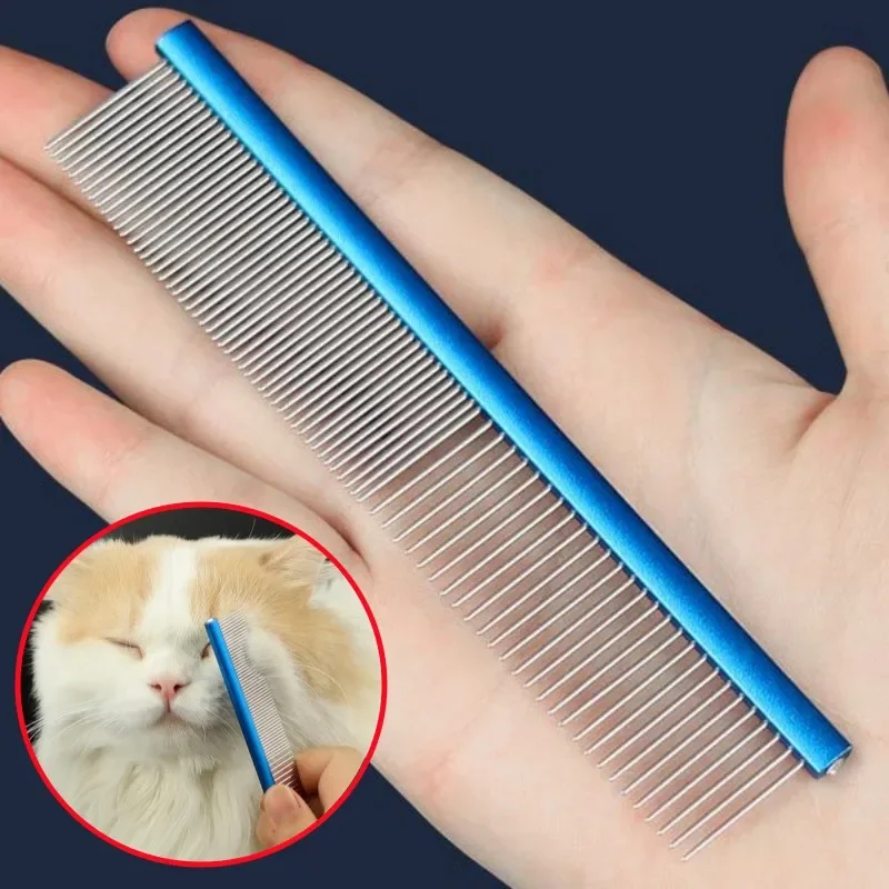 Cat Comb Massage Cat Brush Stainless Steel Combs for Cats Hair Cleaning Pet Hair Remover Pet Grooming Dog Brush Cats Accessories