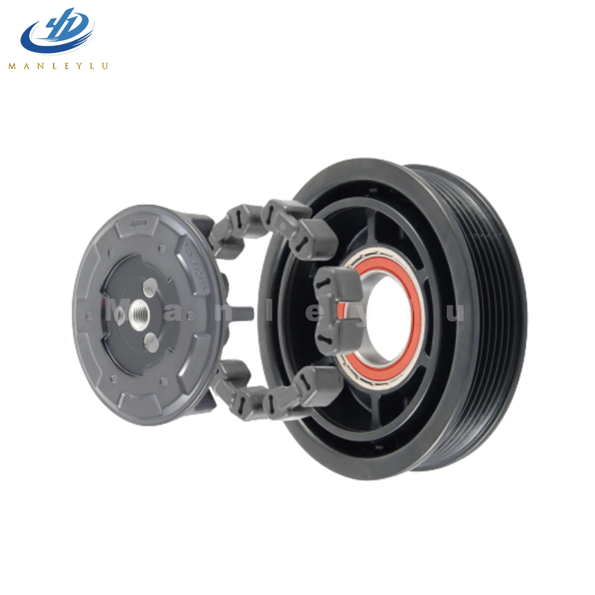 AC A/C Compressor Clutch Pulley For PEUGEOT 308 3008 CITROEN C4 1.4I 1.6I DS 3/4/5 OEM 6453WH  648740  9676443980  598754 598755