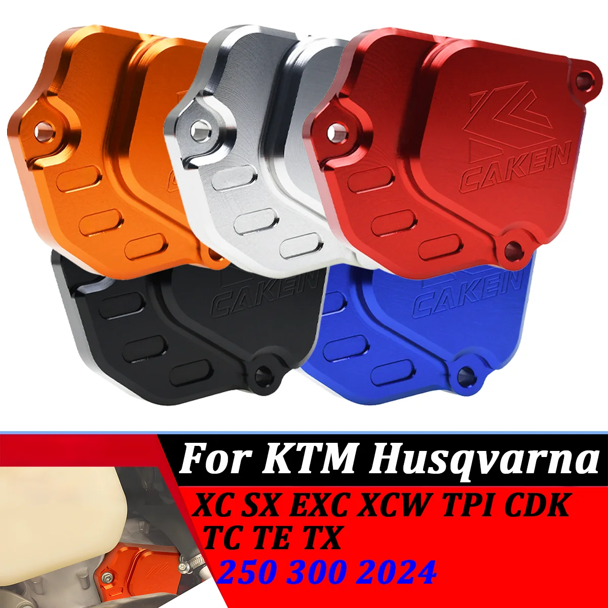 

2024 NEW Motorcycle CNC Right Exhaust Valve Control Cover For KTM SX250 SX300 XC250 XC300 EXC250 EXC300 XC-W250 XC-W300 TPI 2023