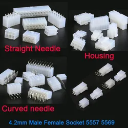 10pcs/lot 5569 For 5557 4.2mm Automotive wiring connector right angle female 4 - 12 pin for PC/computer graphics card on board