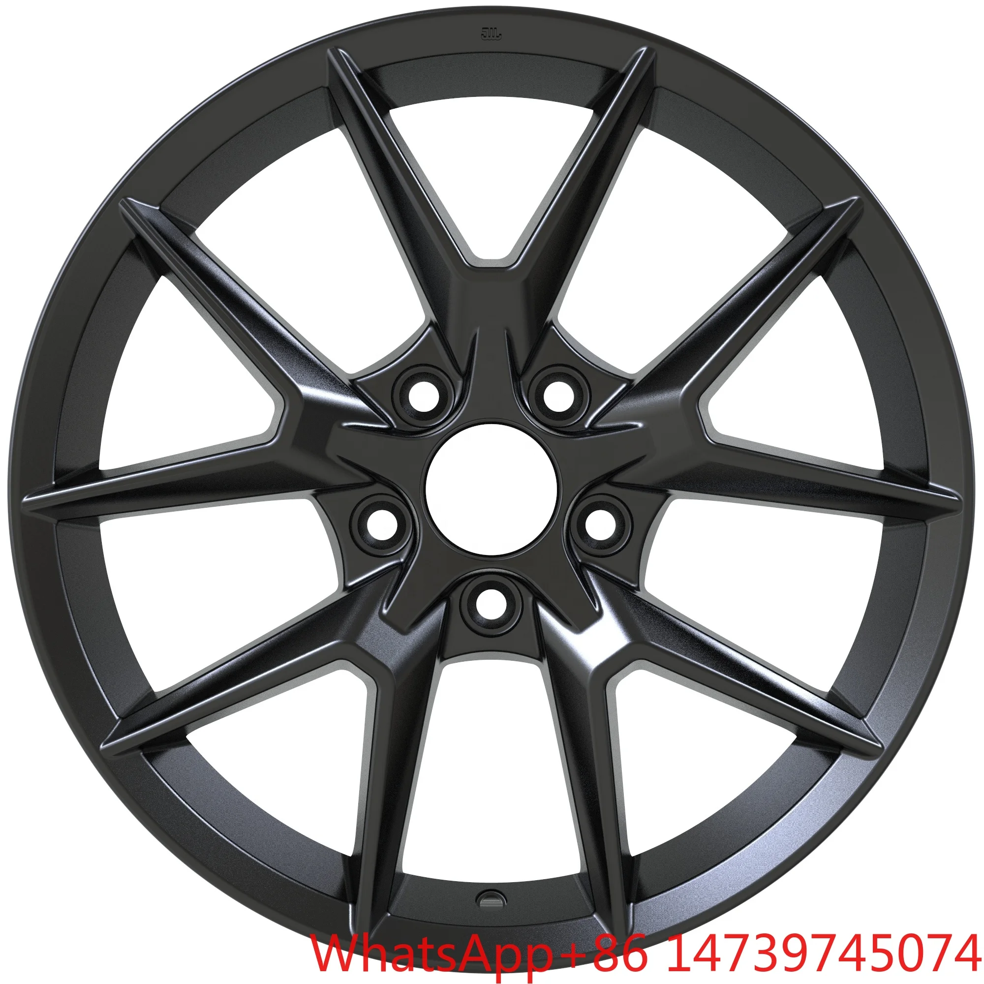 17x7.5J 5x114.3 PCD ET35-45mm 4x4 Aluminum Alloy Wheels, Universal Car Replacement Rims