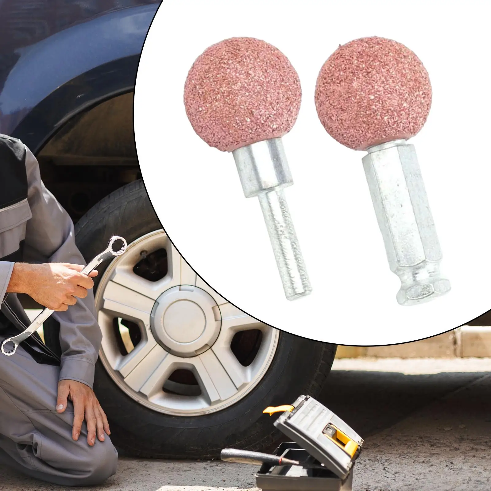 Tire Repair Grinding Head Tire Buffer Wheel Tire Buffer Vehicle Repair Tools Buffing Wheels Grinding Head Car Tire Repair Tools