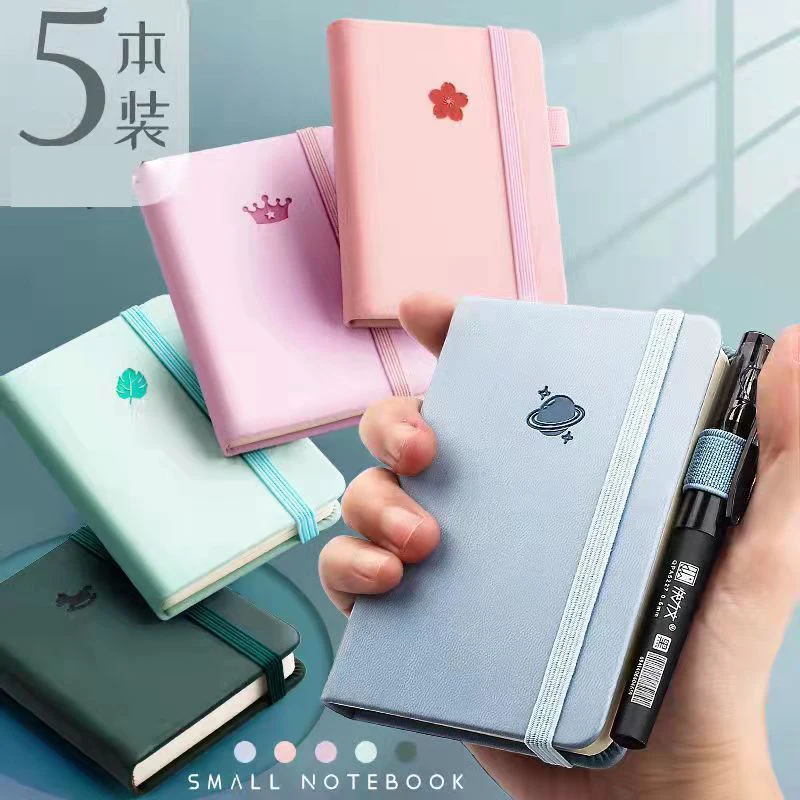 

Pocket Book Portable Small Notebook A7 Strap Notepad Custom Mini English Word Book