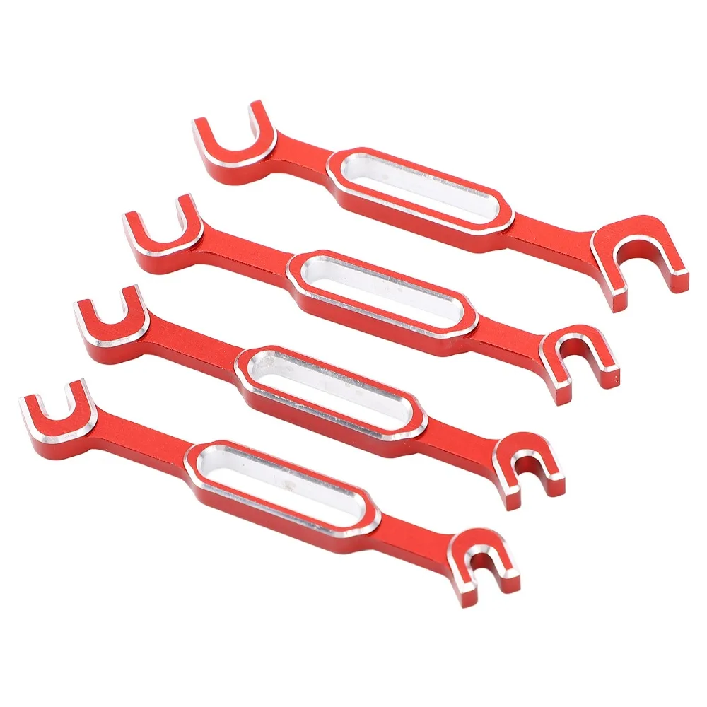 4Pcs/Set Durable Aluminum Alloy RC Car Wrenches 3.0-6.0mm Multifunction Turnbuckle Nut Remover Ball Joint Remover For RC Cars