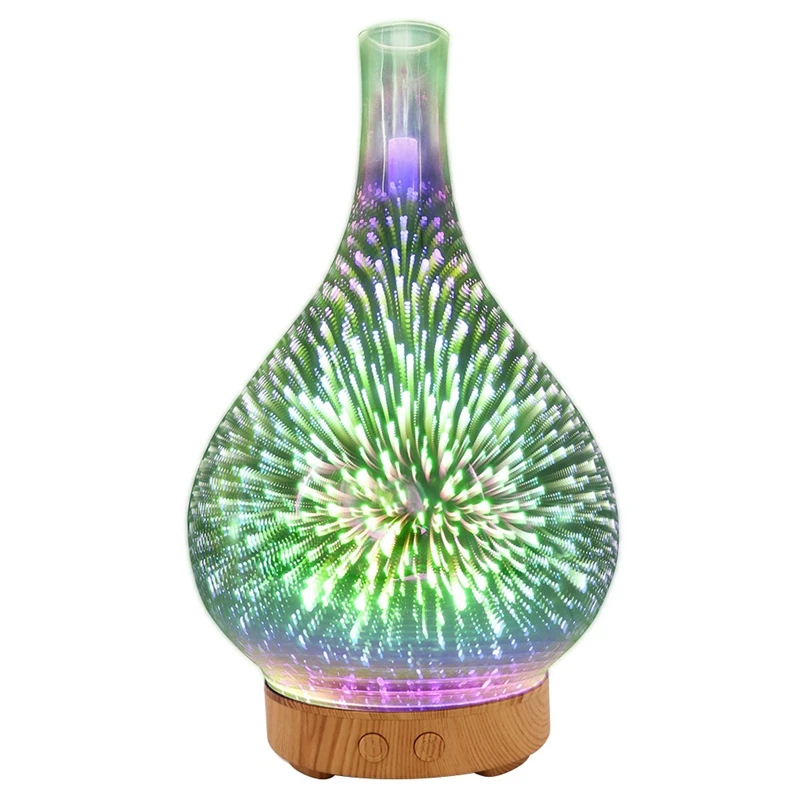 

3D USB Air Humidifier With 7 Color Led Night Light Aroma Oil Diffuser