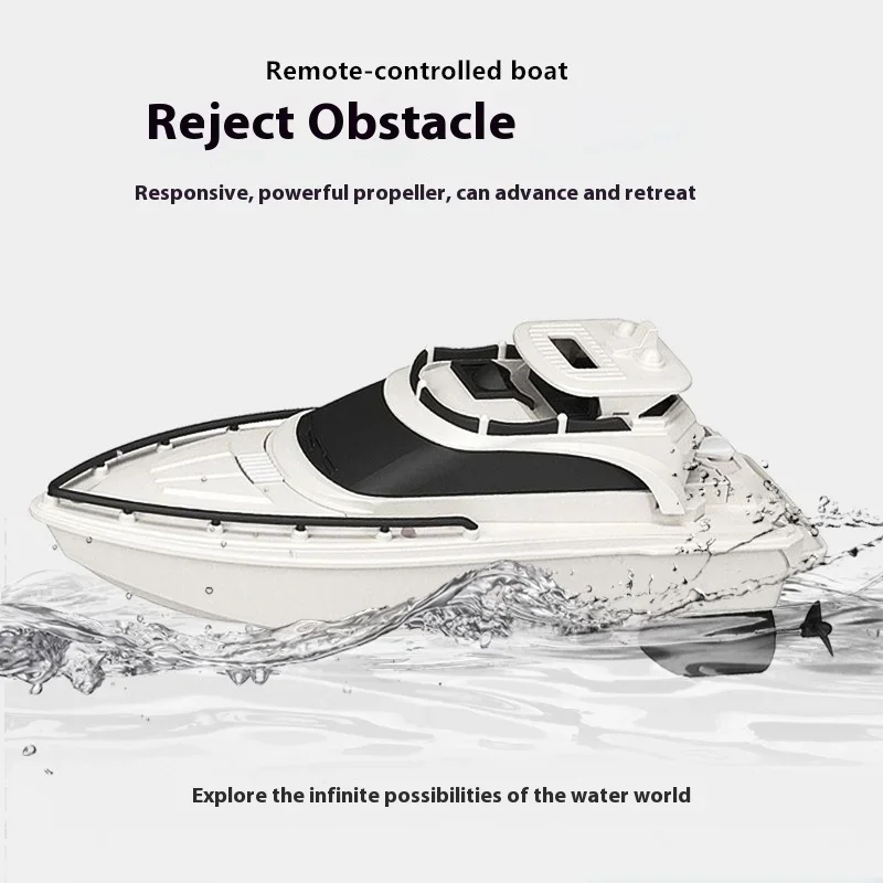 リモートコントロールボートは、高速スピードボート、電気蒸気ボート、子供、男の子、ウォーターパークのおもちゃ、屋外をシミュレートするために発射できます。