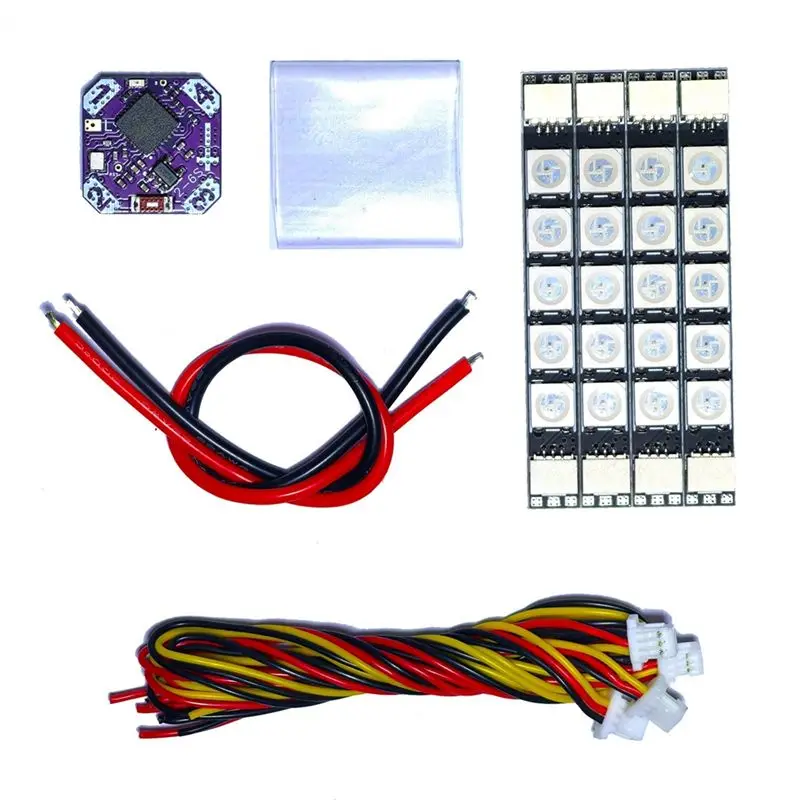 [a92z-new】-fpv-ミニ-rgb-ドローン照明コントローラー用-4ch-led-ライトコントロールモジュール-2-6s-ワイヤレス-wifi-調整可能なパラメータ