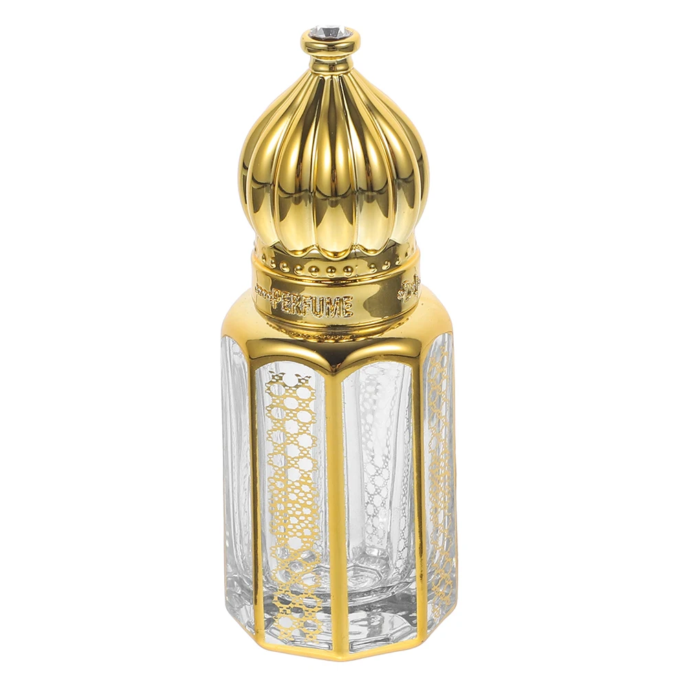 زجاجات الزيوت العطرية القابلة لإعادة الملء سعة 5 مل لفة زجاجية على حاوية عطر زجاجة زيت محمولة مانعة للتسرب للاستخدام اليومي أثناء السفر