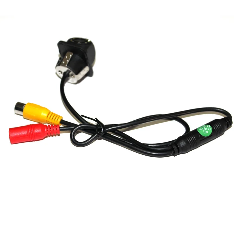 Car reversing camera, small straw hat punch hole, car night vision, rear view image camera, LED light