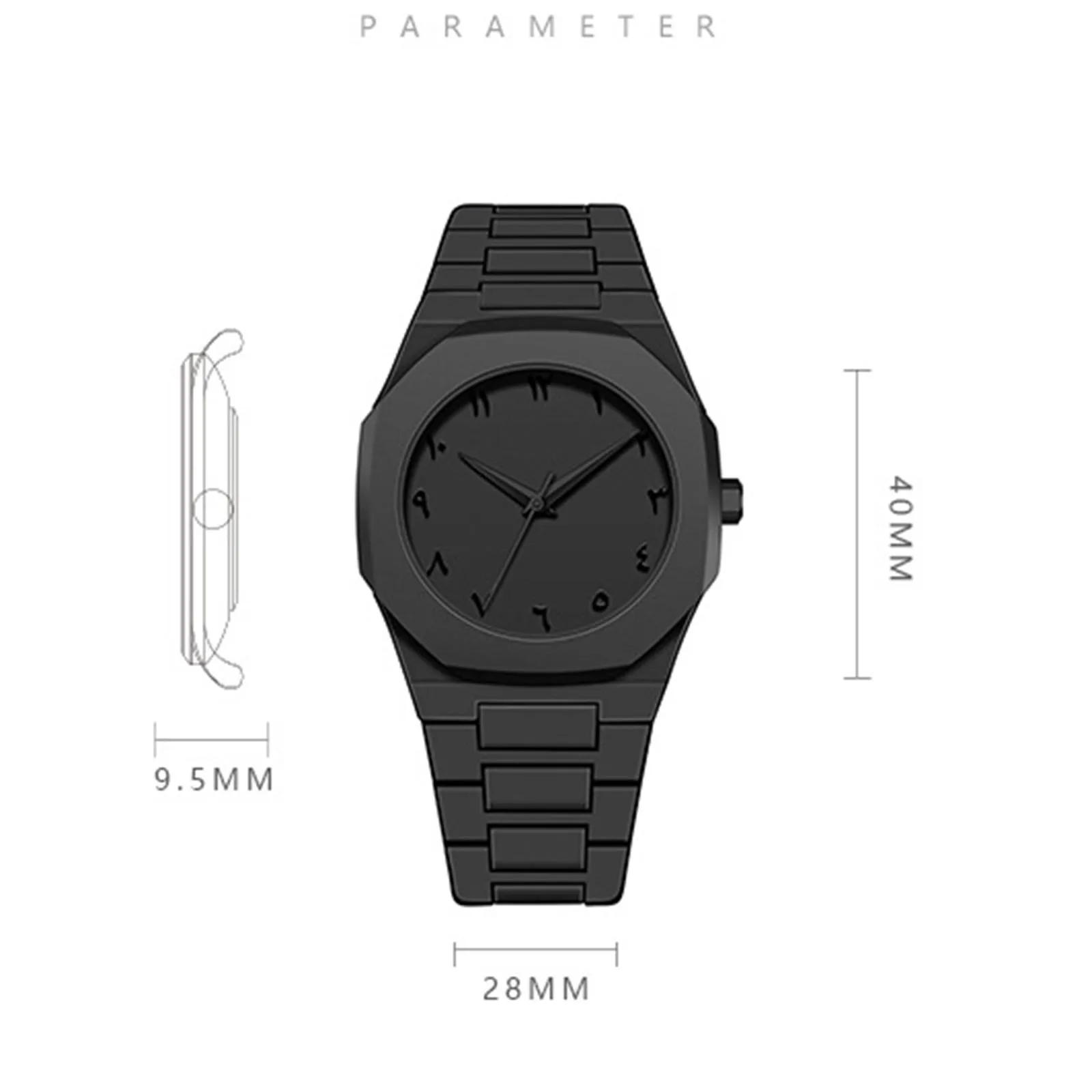 الرجال الإبداعية ساعة الموضة بسيطة عادية نمط حزام من البلاستيك حركة الكوارتز ساعة اليد الذكور الملابس اليومية مباراة الديكور