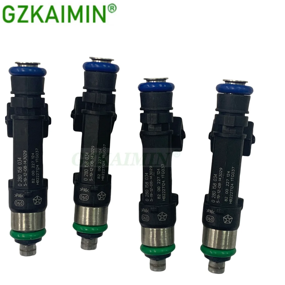 

4 шт. 0280158034 топливная форсунка для Dacia 2004 Lodgy Dokker Renault Logan 1,4-1,6L 8200227124 75114034 6001548024