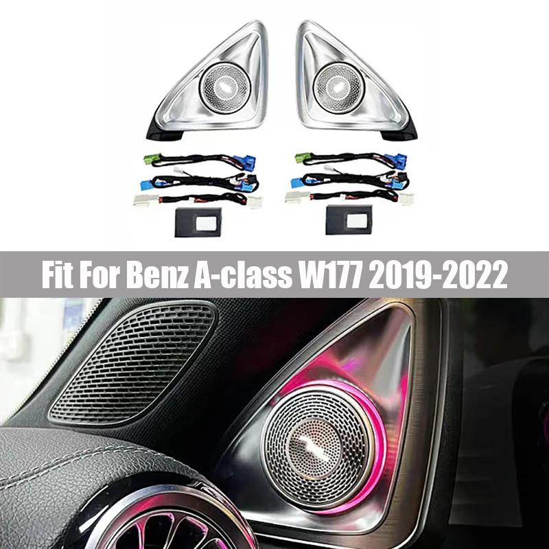 Fit for Mercedes Benz A-Class W177 2019 - 2023 Models 64 Color Colorful Rotary Tweeter Synchronize The Original Car Color Change