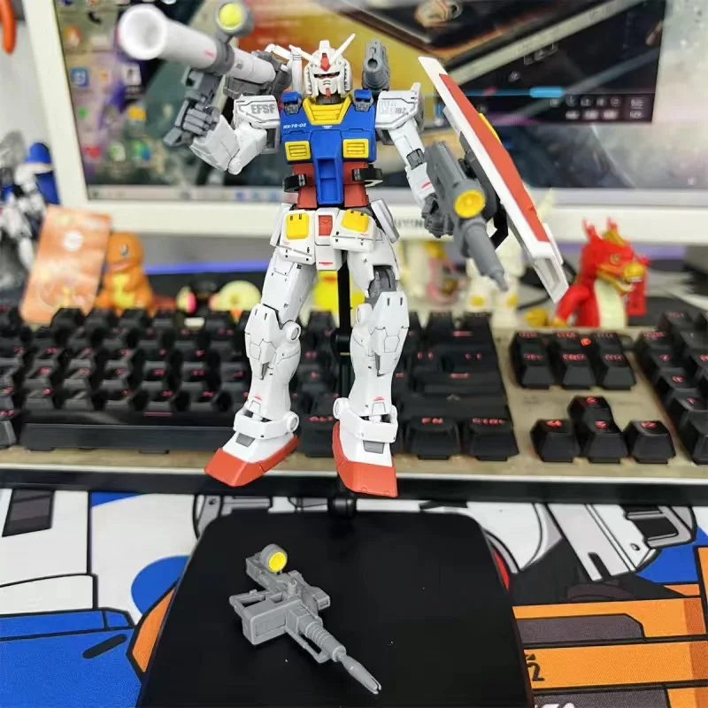 건담 피규어 Hg Pb Rx-78-4 G04 애니메이션 피규어 Pvc 모바일 슈트 동상 모델 키트 스탠딩 컬렉션 장식품 생일 장난감 선물