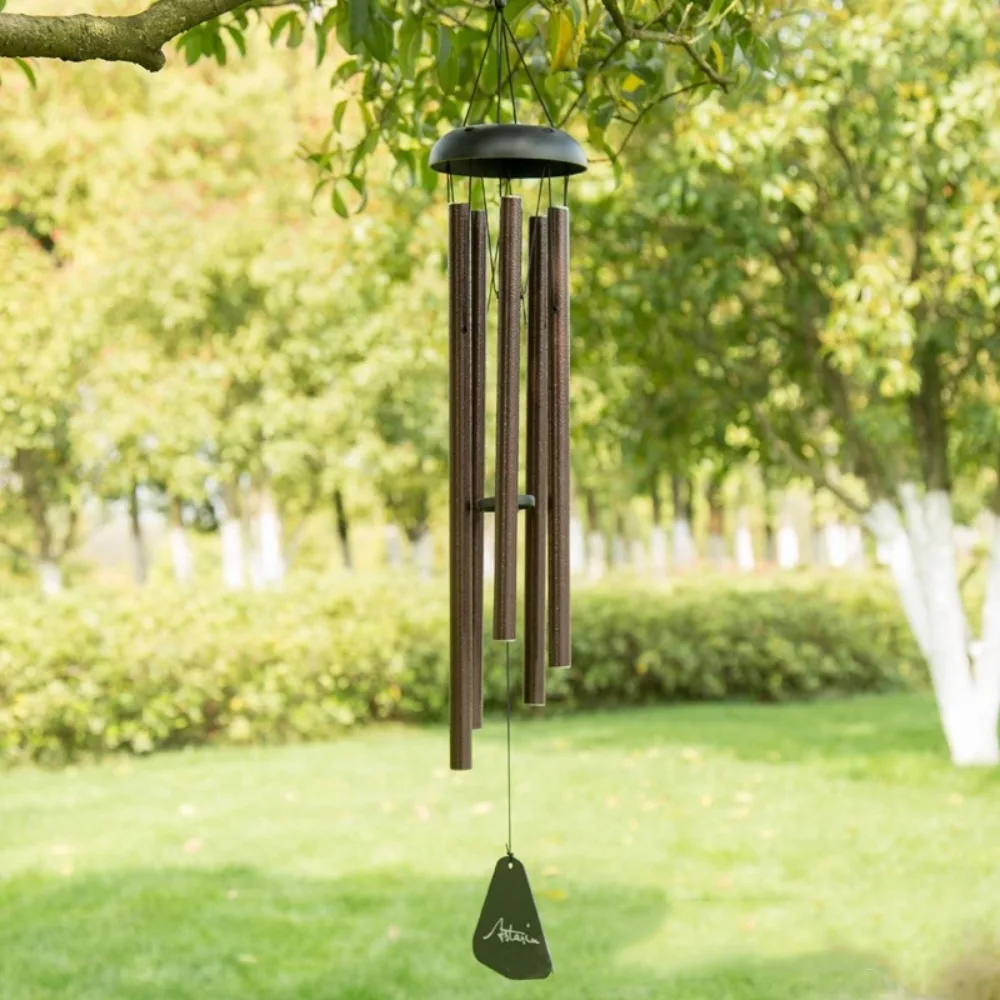 

Hanging Decoration Japanese Style Wind Chimes Metal Handcrafted Aluminum Tube Wind Bell Retro Antique Blessing Bell Balcony