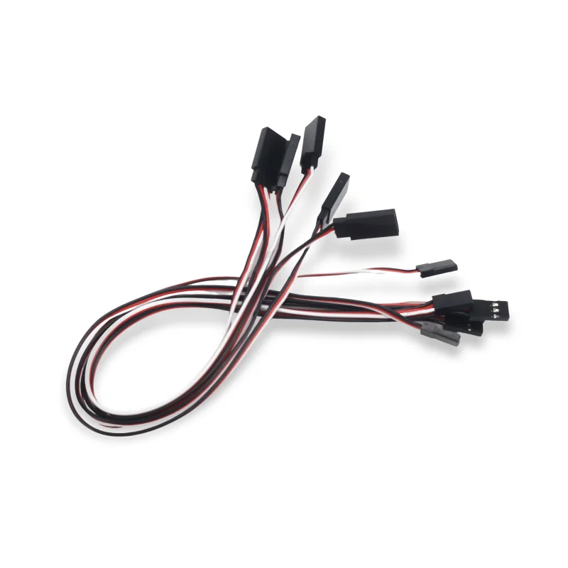 جديد 6 قطعة 10CM15CM20CM30CM50CM100CM سيرفو تمديد الحبل ذكر إلى ذكر ل JR التوصيل سيرفو تمديد سلك من الرصاص كابل ل RC سيارة FPV #3