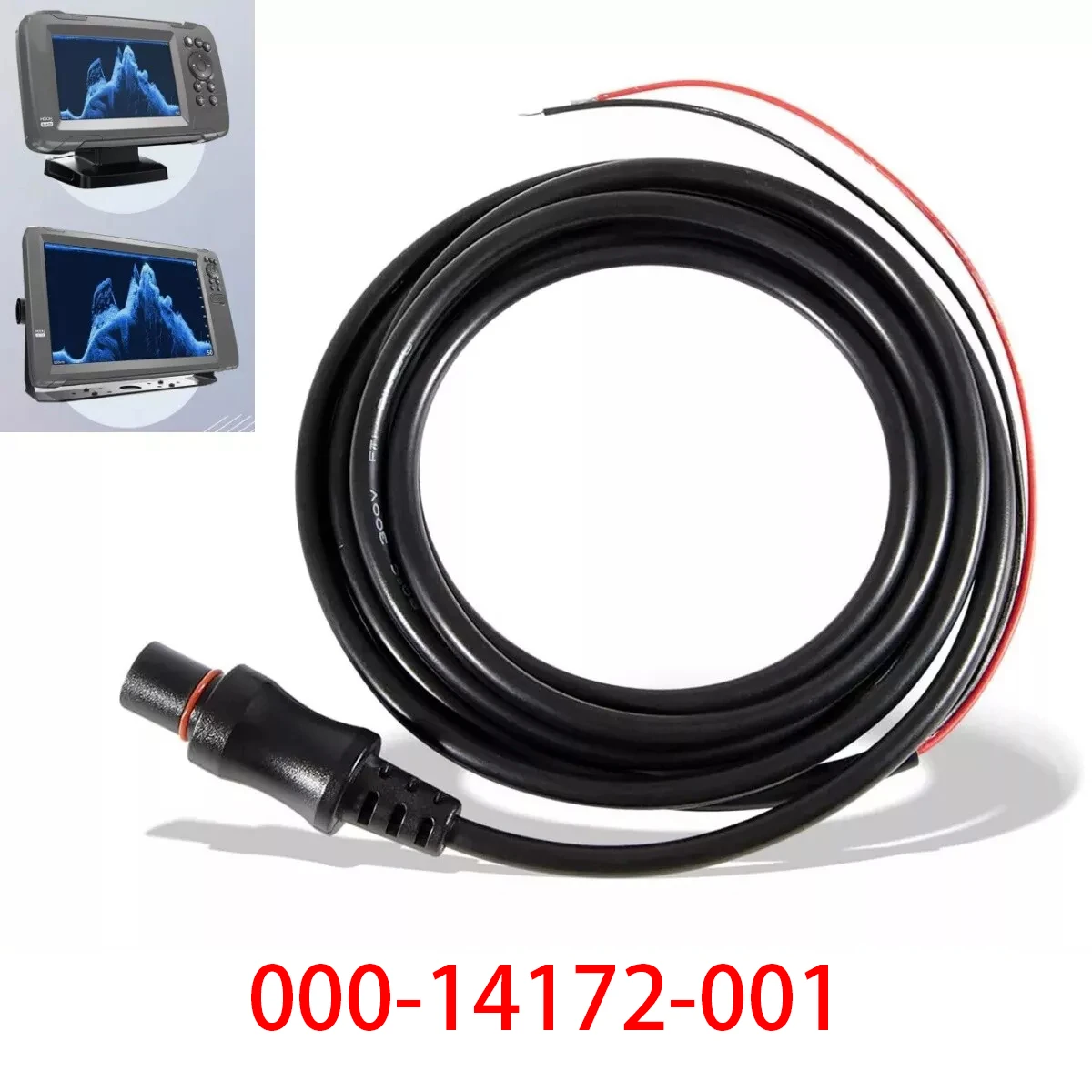 TM 000-14172-001 Hook2 Power Cable Replace for Lowrance Fit for All Hook2 Models 5/7/9/12 Waterproof