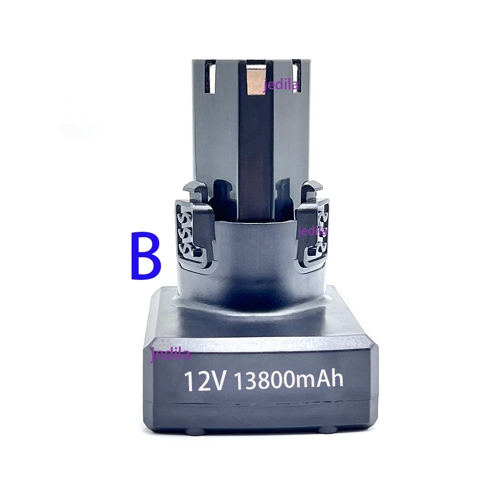100% New,12V 13800mAh Type B Electric Tool Universal Charging Battery Electric Screwdriver electric Drill Lithium-ion Battery