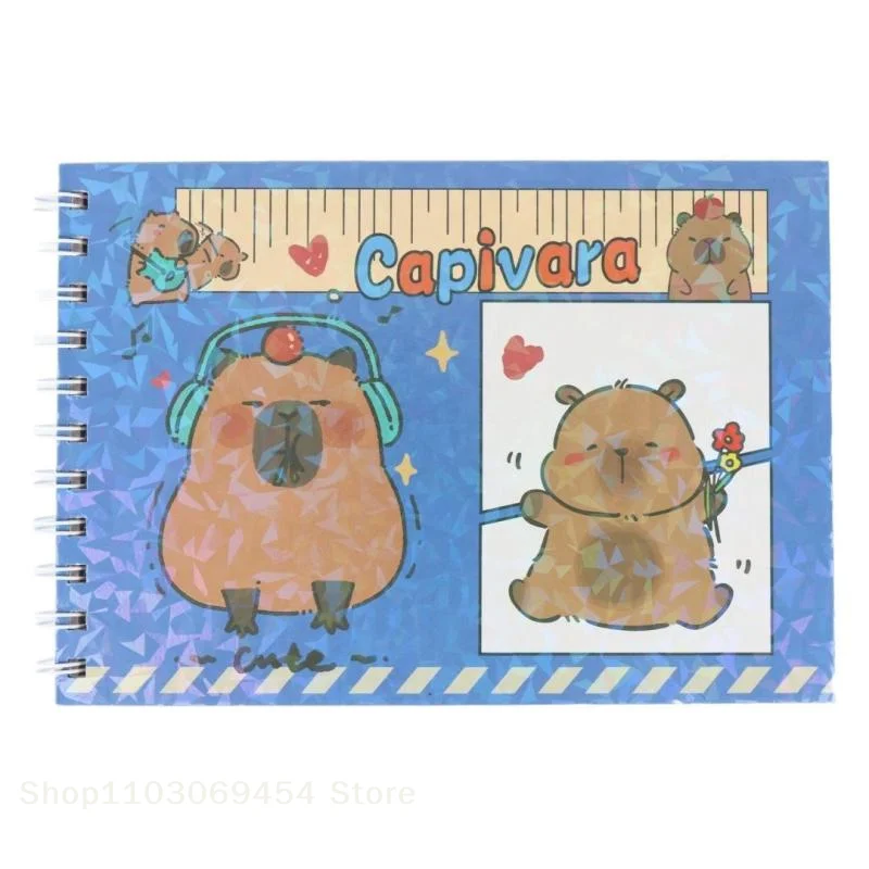 Adorabile libro da colorare artistico Capibara: ideale per bambini, libro di pittura illustrativa a tema animali: regalo di compleanno perfetto