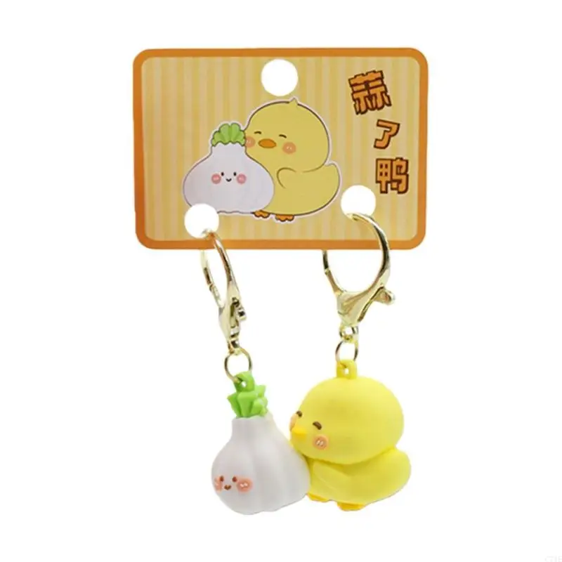 1 Set Keychain Couple Design For Keys Bags Car Decoration Multifunctional Accessory For Daily Use