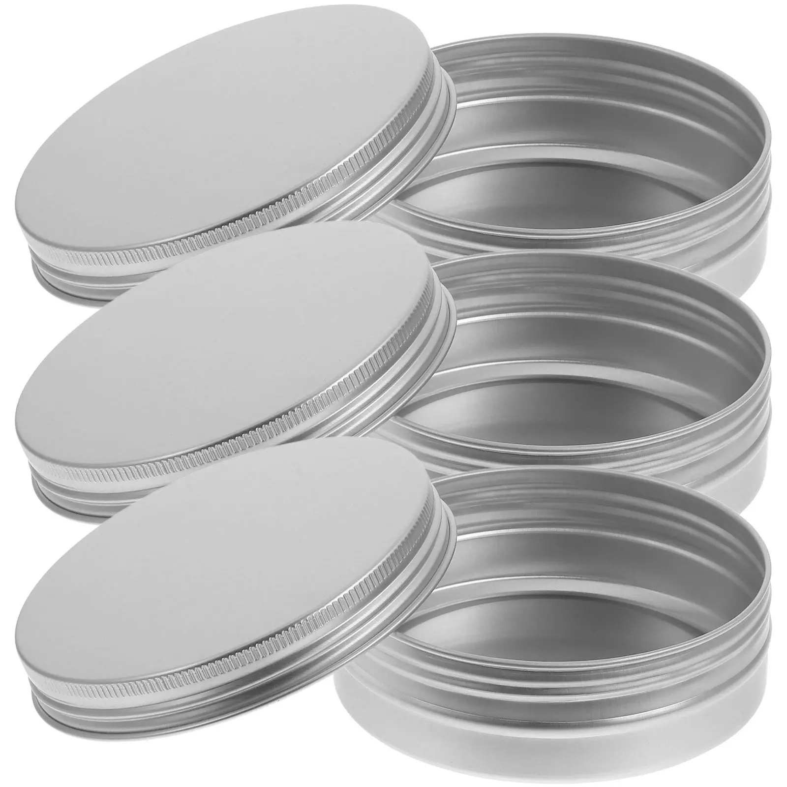 

3pcs Aluminum Soap Boxes Lightweight Portable Soap Holders Removable Lid Storage Containers For Soaps Dishes Household