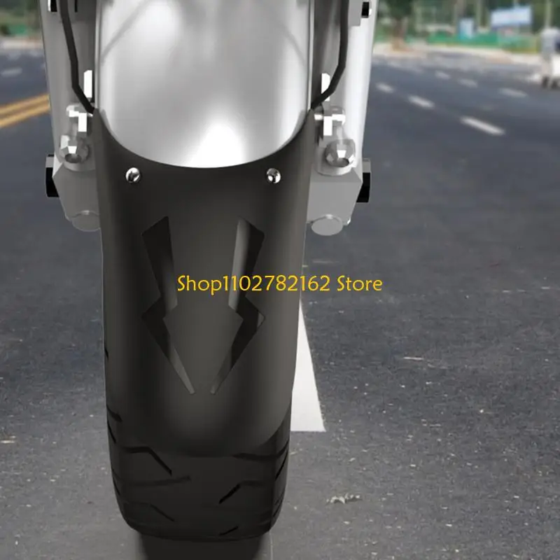 

547B High Flexibility Front Wheel Extension Mudguard Improved Bike Aesthetics for Motorcycle Bike Customization Enthusiasts