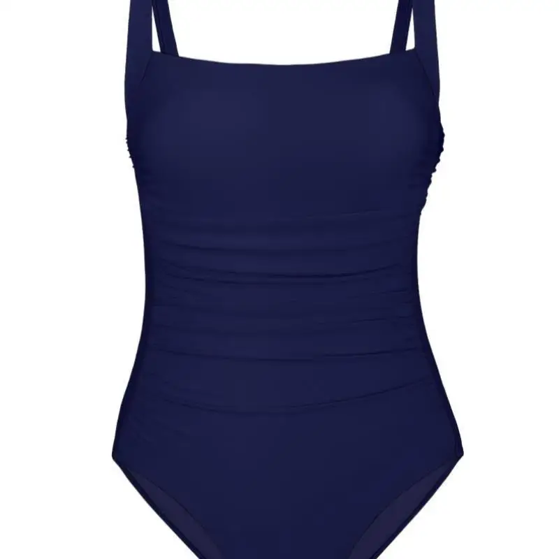 

Faionable Women's One-Piece Swimsuit Single oulder Dr Low Waist Five-Quarter Pants 00% Cotton Spring 2026 New Arrival