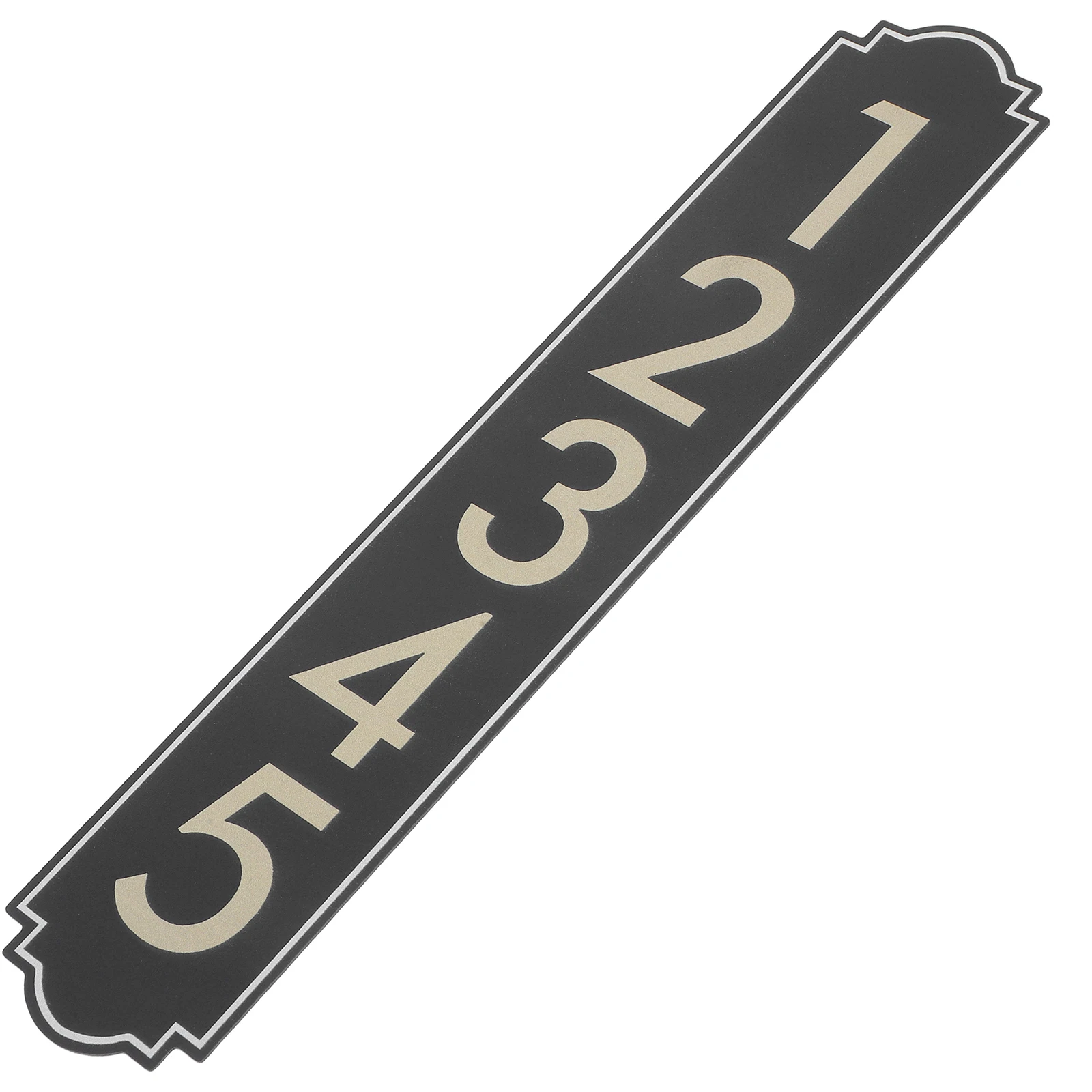 

Address Sign Digital Signage House Numbers for Outside Metal Office Door Black Houses Number Plates Sturdy Iron Weather