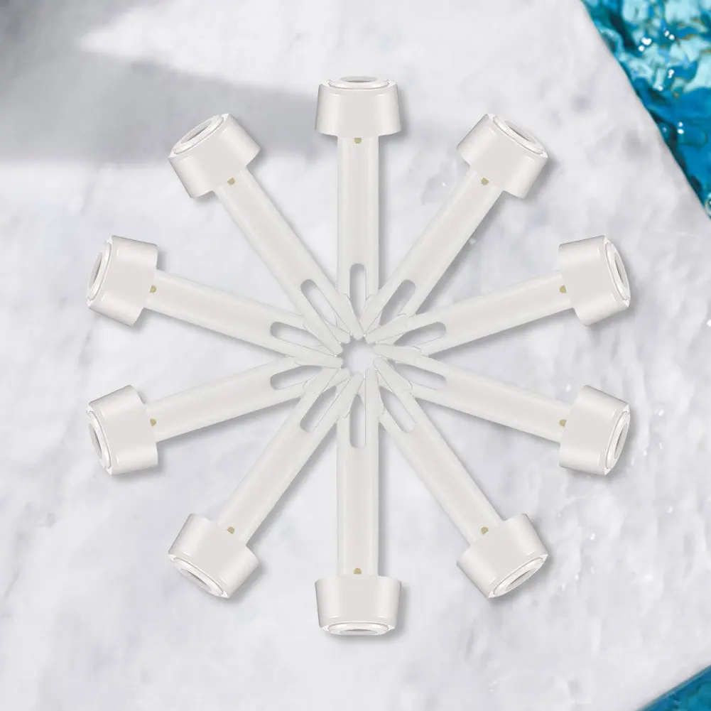 12 قطعة من البلاستيك المشترك مع مجموعة الأختام المطاطية دبوس حمام السباحة الطويل دبوس حمام السباحة لجزء استبدال حمامات السباحة #1