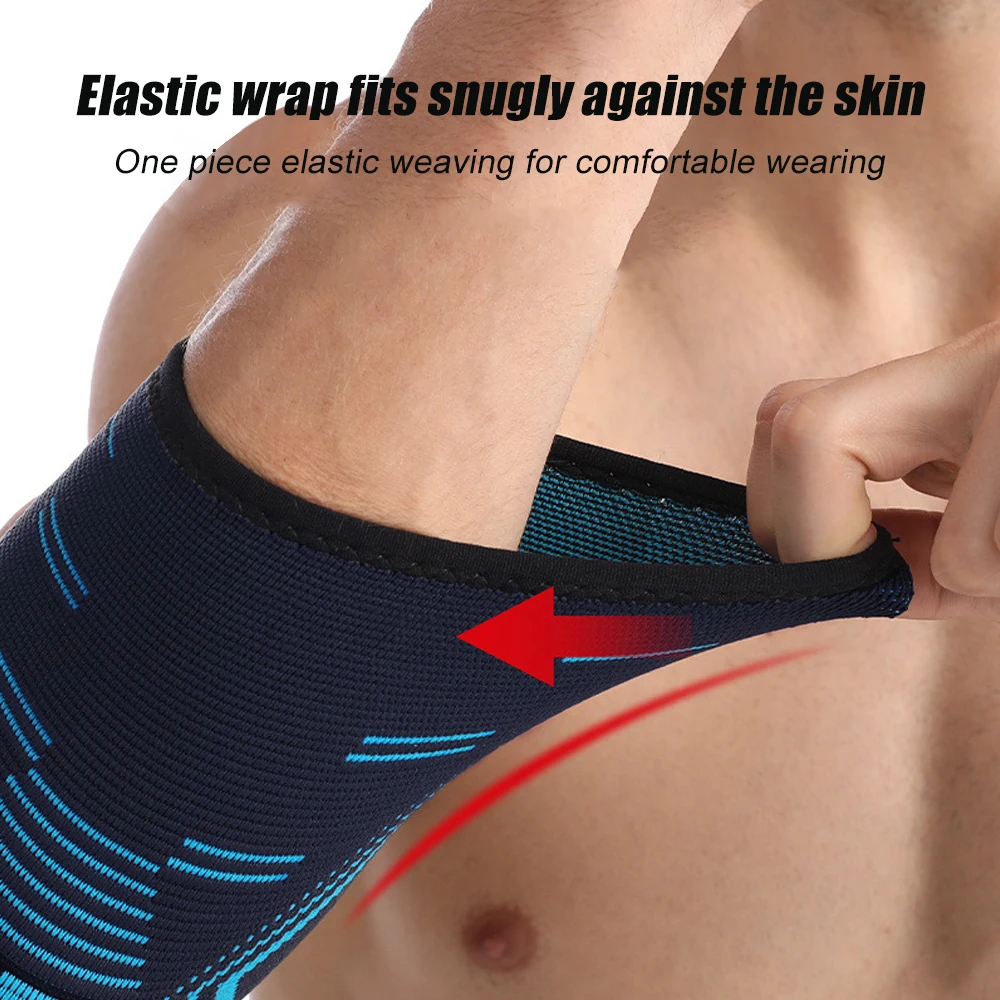 1 Stück Ellenbogenstützhülse – hochelastische Kompressionsbandage für Tennis- und Golfer-Ellenbogen, Training, Schweinitis, Arthritis (Männer und Frauen)