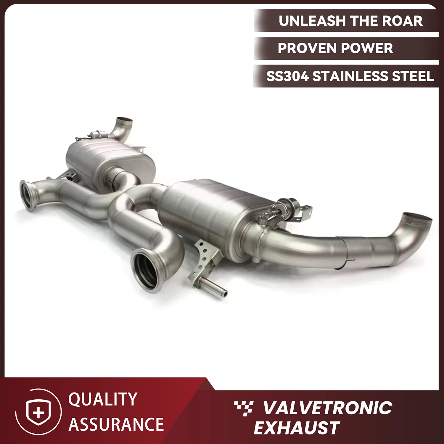 

ECCF SUS304Stainless Steel Valved Catback Performance Exhaust for Audi R8 2017 to 2024 Models