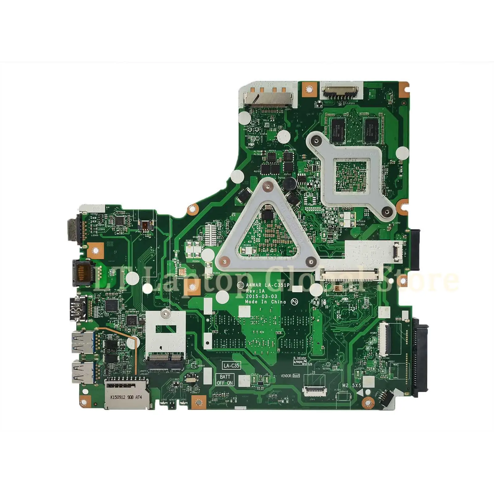 Placa base LA-C351P PARA EL E5-422 del Acer Aspire E5-422 G, placa base para el ordenador portátil con A4-7210 CPU NB.MYA11.001 NBMYA11001