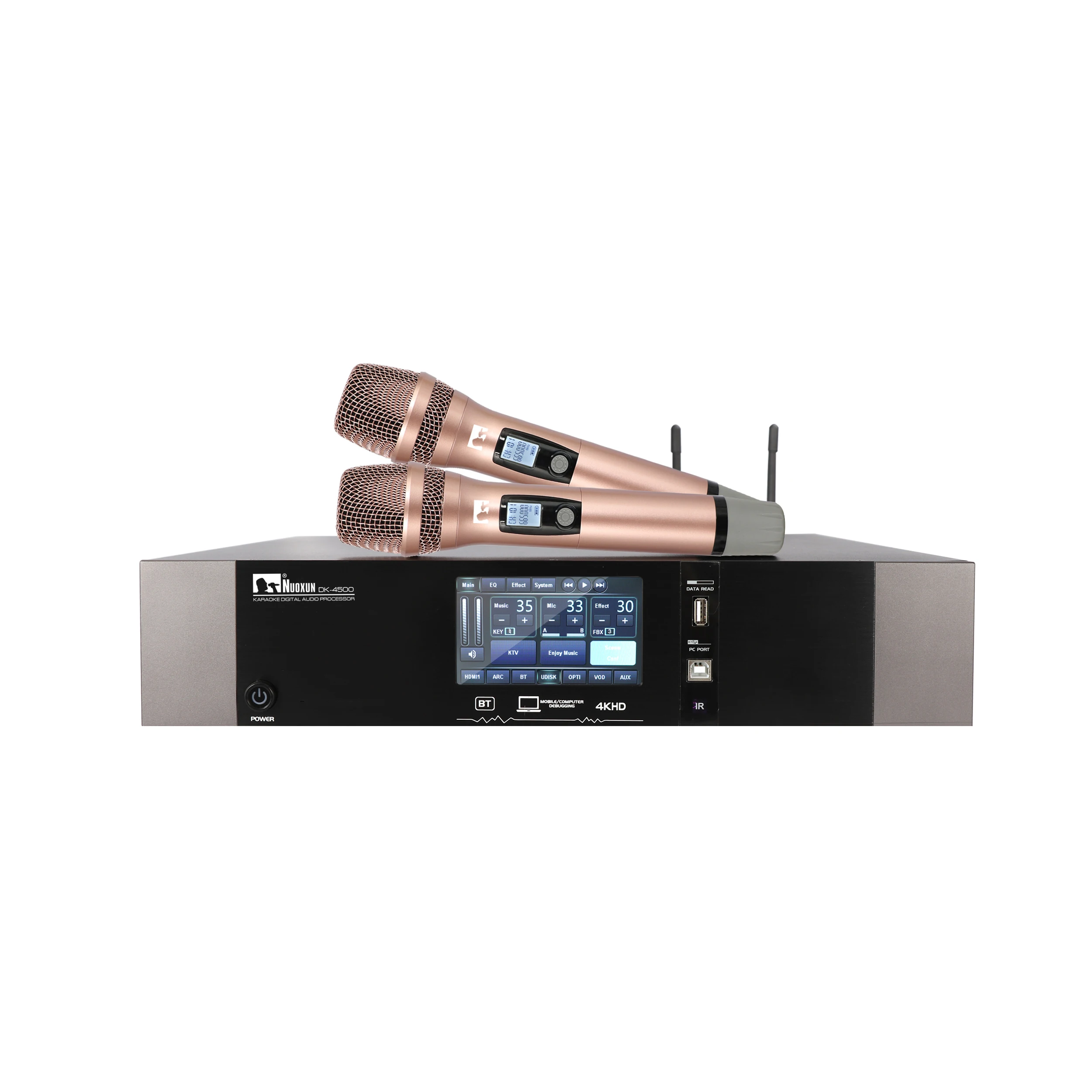 

3 In 1 Karaoke Amplifier Mixer Sound System High Quality Wireless Karaoke Microphone System