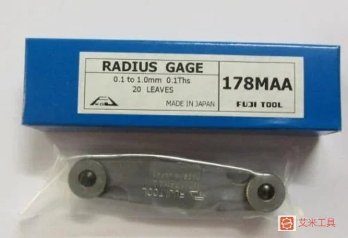 

Japanese original 178MAA radius gauge tool R gauge 0.1-1mm