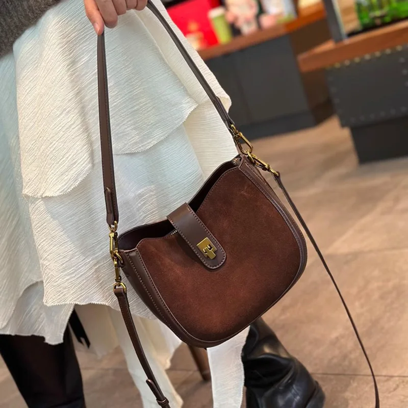 retro-dual-style-saddle-crossbody-bag-zipper-turn-lock-closure-casual-sandblasted-cowhide-leather-shoulder-handbag-daily-outfits