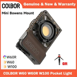 Colbor W100 W60 W60R Wonder 100W COB LED Video Light Pocket Lighting for Photography Video YouTube TikTok Outdoor Shooting