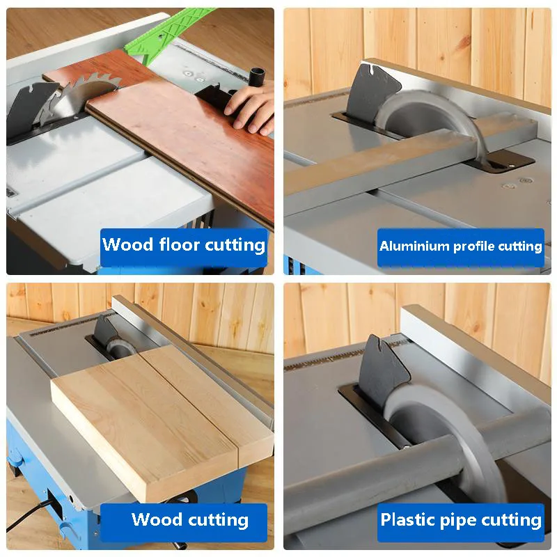220V Household New 8 Inch Small Table Saw Multi-Function Cutting Machine 45 Degree Oblique Table Precision Saw