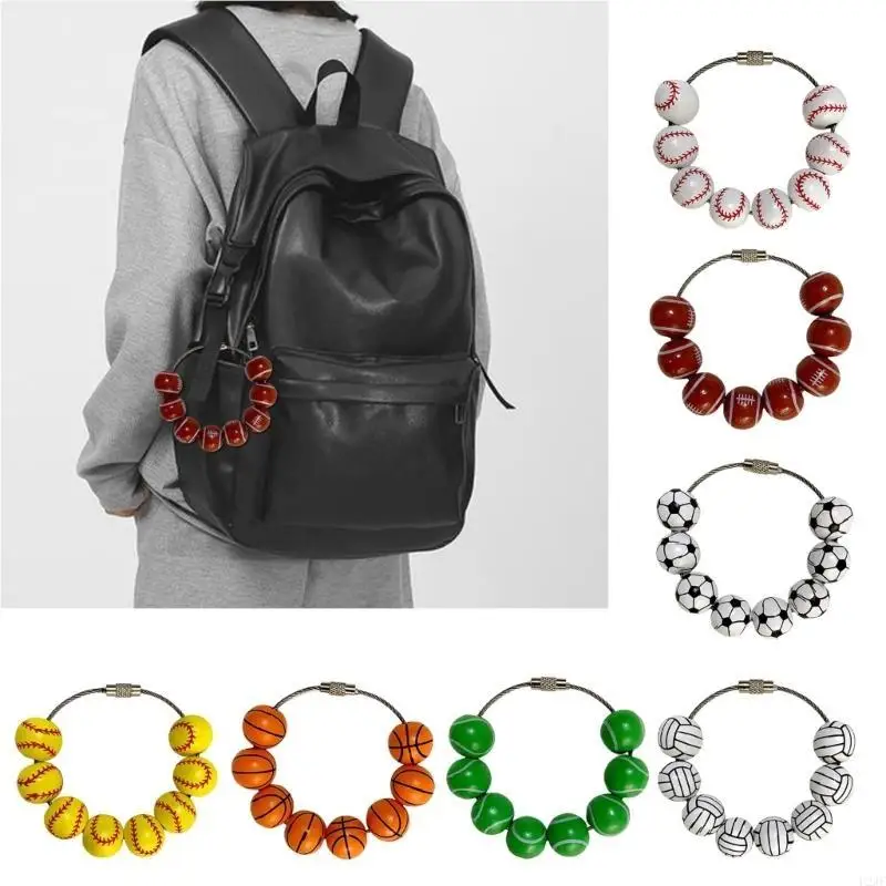Baseball -geformtes Sport anheizt Accessoire attraktive Baseballbeutel Verzierung Elegante Tasche Hanging Ornament für Partys – Detail 10