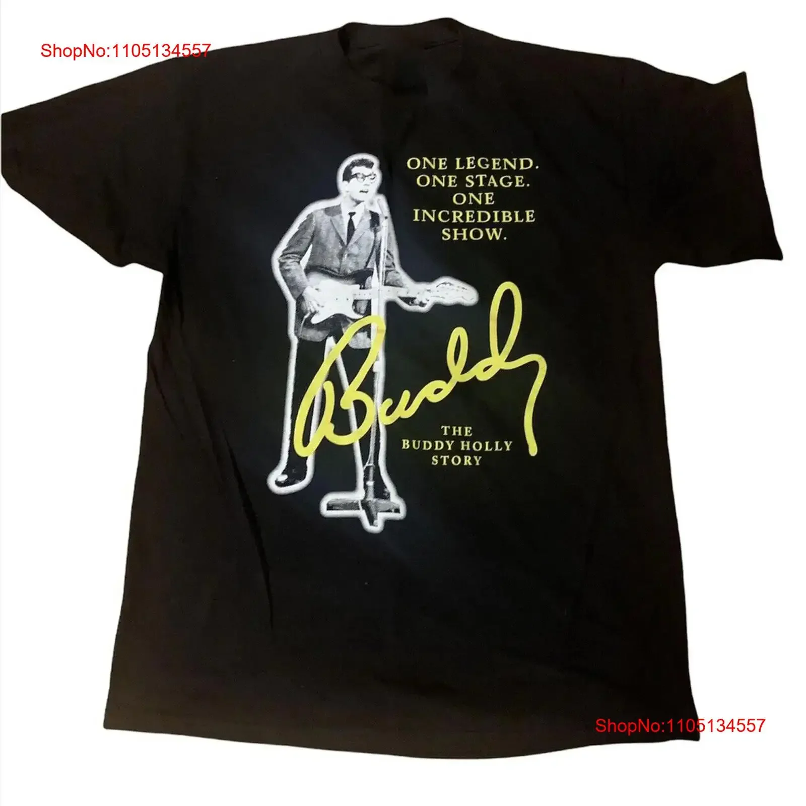 The Buddy Holly Story One Legend T shirt All Size BS177 vintage Washed homme fashion Comfortable streetwear