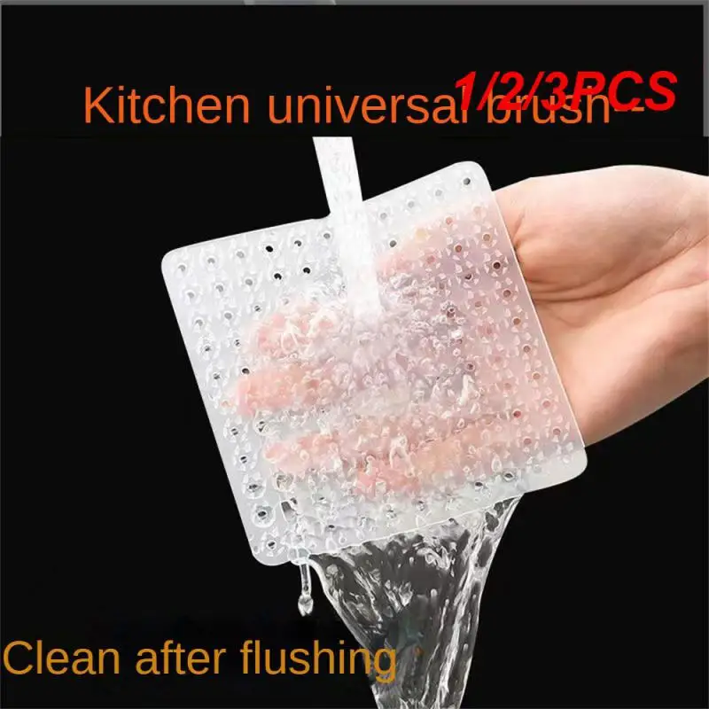 1/2/3PCS Cleaning Brush Intensification Material Is Soft Multifunctional Dishwashing And Cleaning Brush Kitchen Accessories