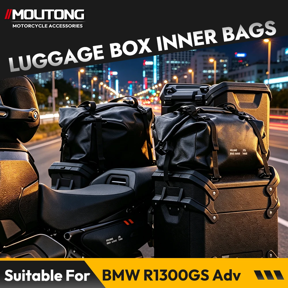 For BMW R1300GS R1300GSA Adventure Motorcycle Waterproof Inner Luggage Bags Side Case Liner Storage Bag Set Parts