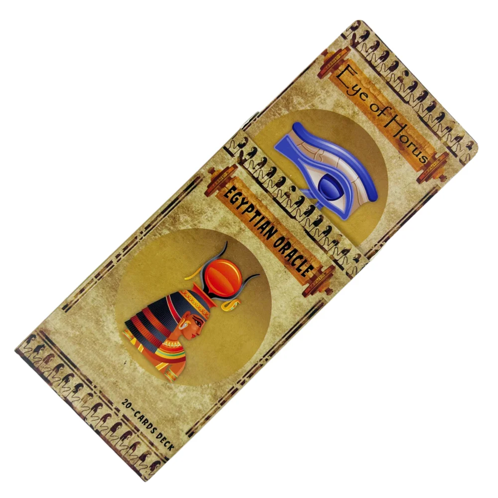 

Египетские карты Оракула: набор из 20 карт Оракула English Visions Divination Tarot Edition, колода для настольной игры