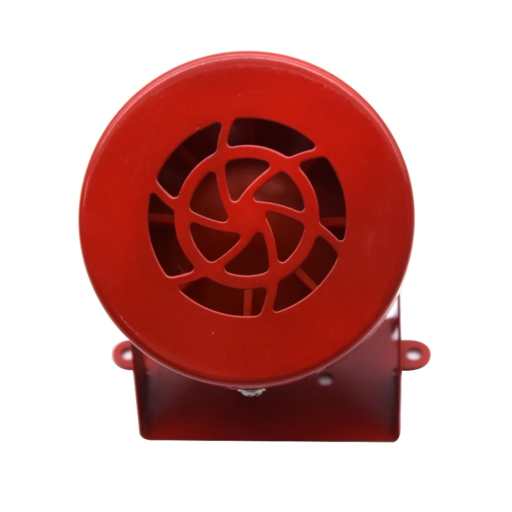12V Red Air Raid Siren Horn Speaker Alarm Sound Automotive Loud Speaker For Car Boat Truck Motorcycle Air Horn Accessories