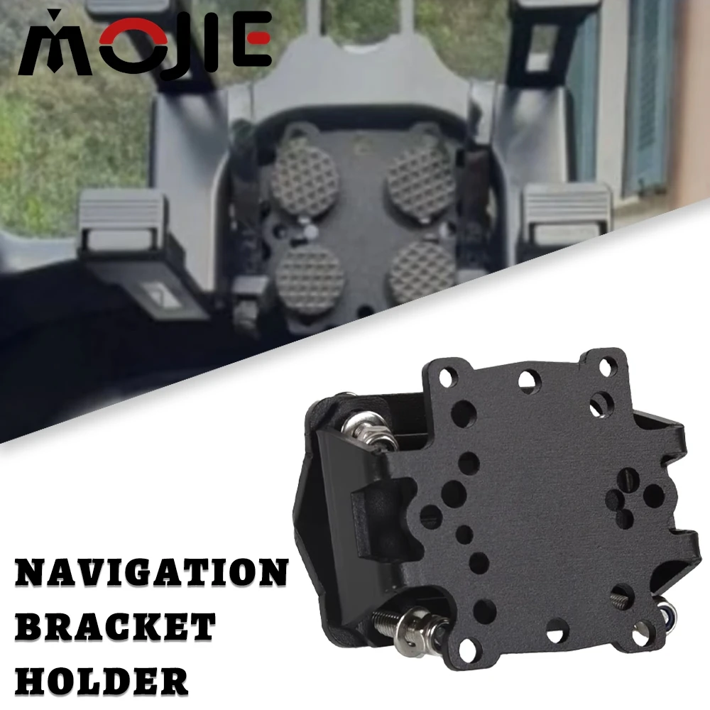 For Kawasaki KLR650 2008-2025 2026 KLR 650 GPS Smart Phone Navigation Mounting Bracket Adapter Holder Phone Bracket Accessorie