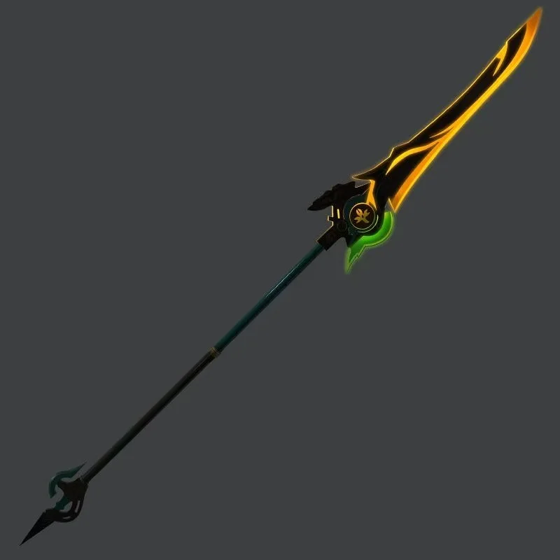 JingYuan Cosplay Luminous Weapons Game Honkai:Star Rail Cosplay Long Knife Props Halloween Christmas Fancy Party Accessories