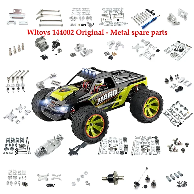 

Модель автомобиля WLtoys 124007 124017 124019 144001 RIaarIo XDKJ-001 006, детали для радиоуправляемых автомобилей, металлические обновленные и модифицированные аксессуары