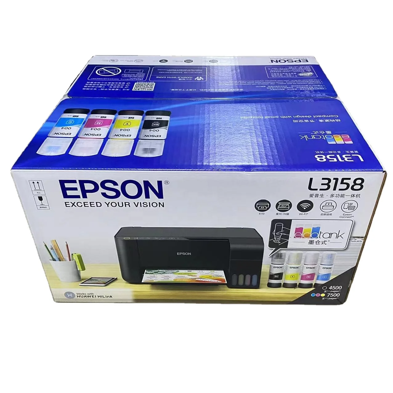 For Use Ep L3158/3156 mobile phone wireless WiFi original supply printer color photo