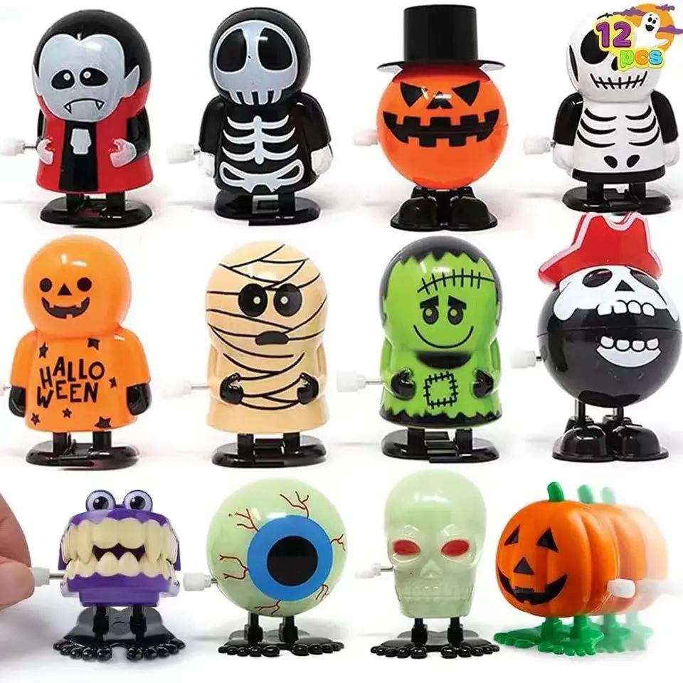 Scary Little Toys For Halloween Parties Cool Clockwork Toy Ghost Vampires Skull Pumpkin Fun Party Decorations