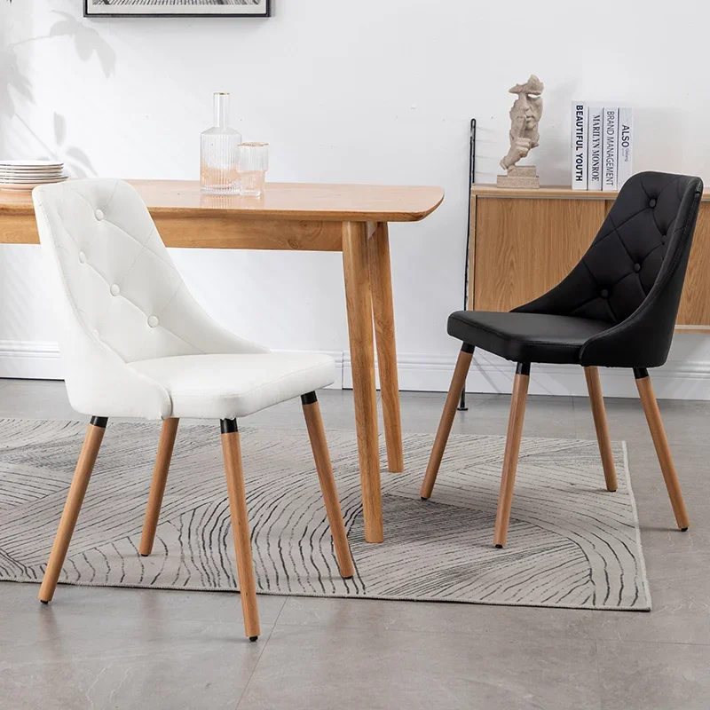 

Household Pure Solid Wood Modern Simple Nordic Japanese Dining Table and Chair Restaurant Hotel Study Chair
