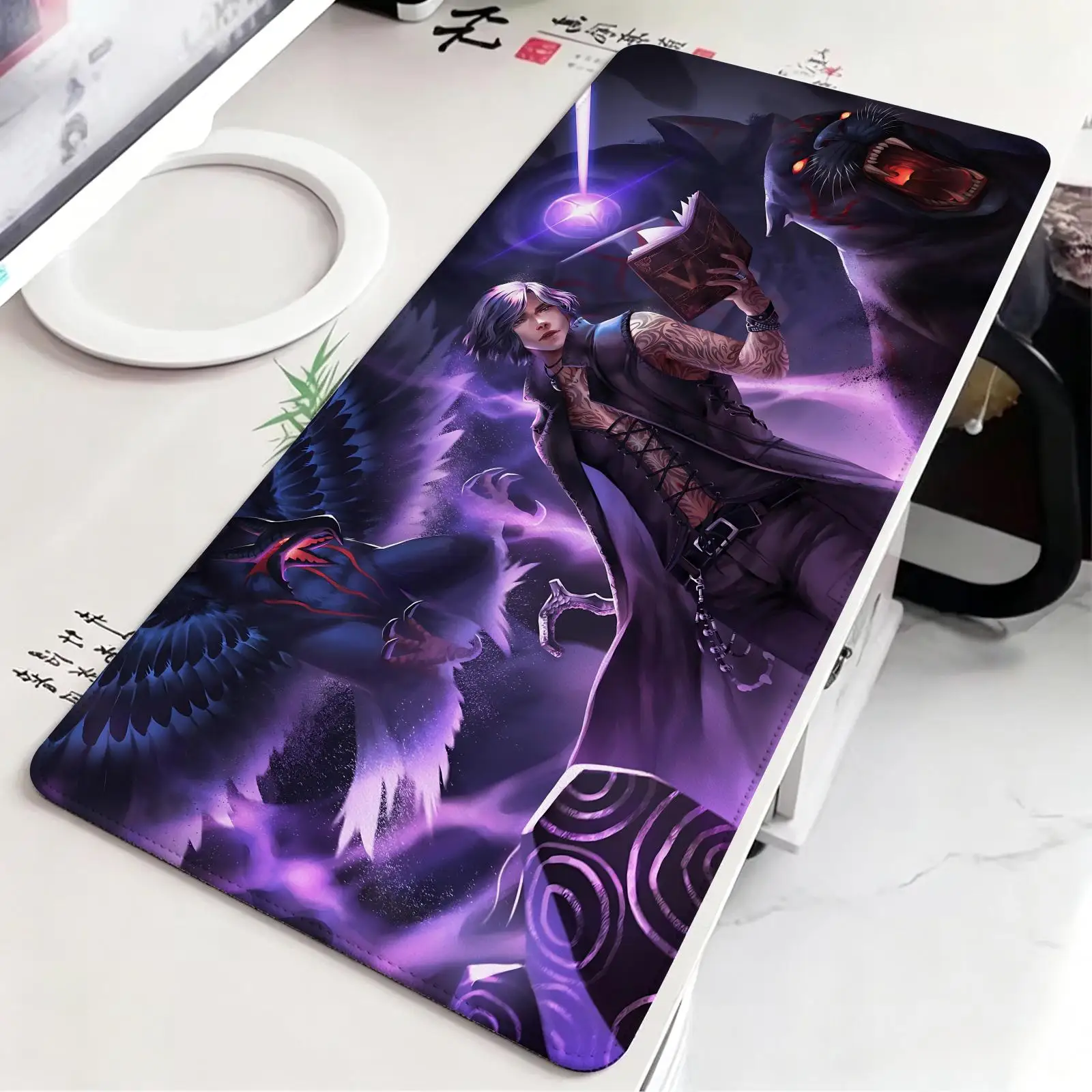 Devil May Cry 5  Mouse Pad Esports gaming mouse pad, stitched edge computer desk mat,anime style desktop mouse mat