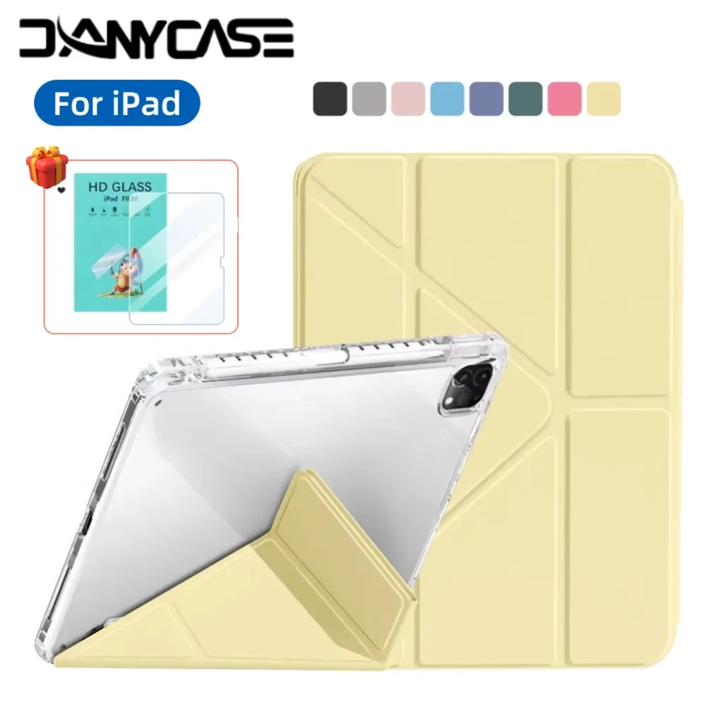

Buy one get one free For ipad a16 11th 10th gen For ipad 2018-2022 Pro11 For iPad Air 11 M4 M3 M2 with Pen Holder Tempered glass